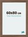 Your Decoration Cadre photo 60x80 cm Noyer Foncé MDF