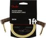 Fender Deluxe Series Instrument Cable 300mm (Tweed) - Stereo patch kabel