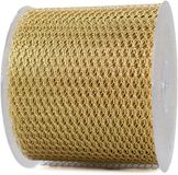 Nastri Tule lint - 100 mm x 200 meter - goud - grof