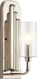 Kichler Kimrose Wandlamp | E14 | 40W | Polished Nickel
