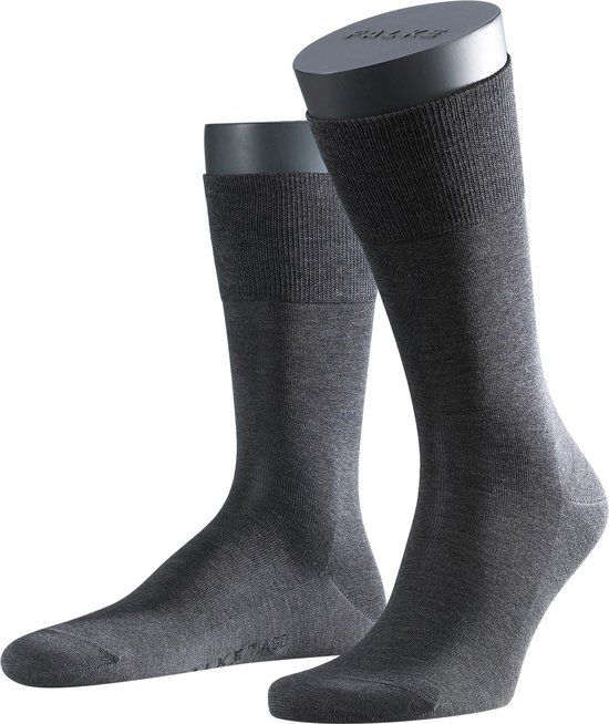FALKE Tiago Business & Casual Fil D'Ecosse Katoen Sokken Heren grijs - Maat 39-40