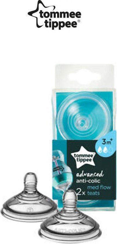 Tommee Tippee Closer to Nature Advanced Comfort Medium Teats x 2