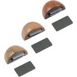 Gedotec Butoir de porte au sol MAGNETIG-BOB en bois avec aimant, hêtre