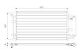 Valeo Condensor, Airconditioning 822646 | Compatibel met: NISSAN LEAF