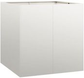 vidaXL Plantenbak 80x80x80 cm Roestvrij Staal