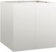 vidaXL Plantenbak 80x80x80 cm Roestvrij Staal