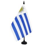 AZ FLAG Tafelvlag Uruguay 21x14 cm