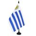 AZ FLAG Tafelvlag Uruguay 21x14 cm