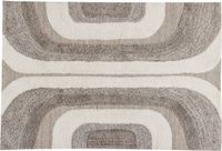 WOOOD Moro Vloerkleed - Wol/Katoen Grijswit - 170x240