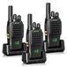 Talkie-walkie PMR446 - Écran caché - VOX - Alarme d'urgence - 3 pièces