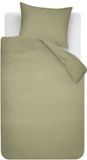 Beddinghouse Mist dekbedovertrek - Eenpersoons - 140 x 200/220 cm - Groen