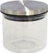 Gerimport 1x pot de stockage transparent 450 ml en verre