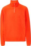 YUKA Fleece trui oranje