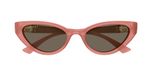 Gucci Lunettes de soleil œil de chat roses pour femmes GG2194S 52mm