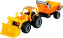 Cavallino Tractor met Voorlader en Aanhanger