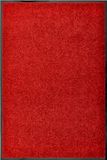 vidaXL Deurmat wasbaar 60x90 cm rood