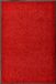 vidaXL Deurmat wasbaar 60x90 cm rood