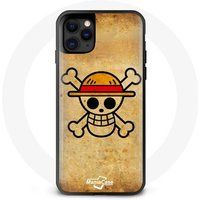 Maniacase Etui voor iPhone 13 Mini uit één stuk Luffy logo Anime