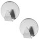 Excellent Houseware Zelfklevende RVS Haakjes - Rond - 8 Stuks