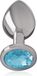 INTENSE ANAL TOYS Intense - Bouchon anal métal bleu taille L