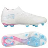 Puma Voetbalschoenen Future 9 Ultimate FG Unisex Volwassenen Synthetisch/Textiel Wit/Blauw/Roze Maat 45