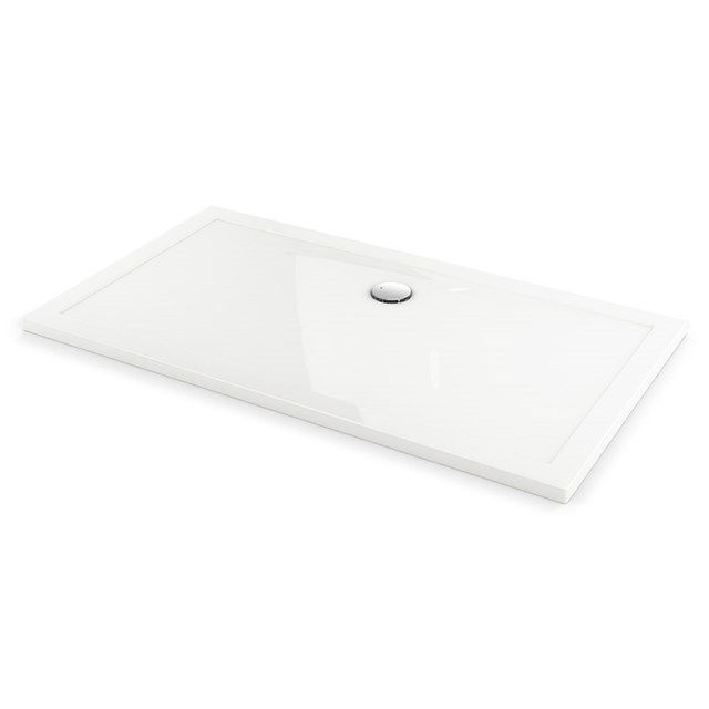 Maxaro Douchebak 160x100cm Rechthoek Acryl Hoogglans Wit