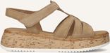 Gabor 742 Sandalen Dames Beige Maat 36