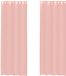 vidaXL Gordijnen Voile met doorvoertules 2 stuks 140x260 cm Roze