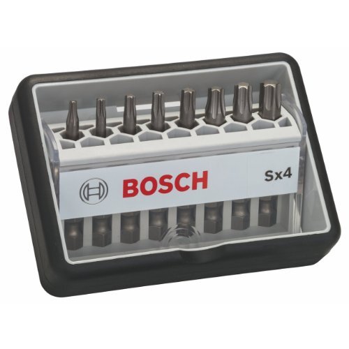Bosch 8-delig Schroevenbitset extra hard voor interne torx-schroeven