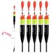 THKFISH 4 stuks slipdobbers, zwemmers, EVA-slider-bobbers, slip, kurken voor zeevissen, meervalpartijen, visaccessoires, balsa, visdobbers, zoetwater, 4 stuks