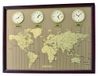 Seiko Wandklok van hout, bruin, 44,3 x 60 x 5,5 cm