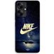Nike Hoesje voor Xiaomi Redmi 13C 5G Nike-logo in goud met sterrenhemel Maniacase