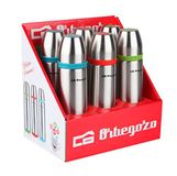 Orbegozo Set TRL 5500 – Set van 6 vloeibare flessen, roestvrij staal, 3 kleuren, 500 ml