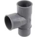 Nicoll - Coude de vidange simple PVC 90° mâle femelle Ø100
