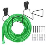 Lot de 2 supports muraux pour tuyaux d'arrosage