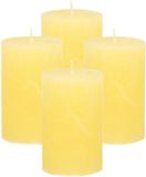 Atmosphera Stompkaars - 4x - Geel - 5 x 8 cm
