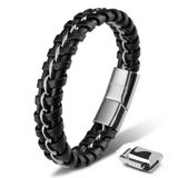 SERASAR Armband voor Heren [Joy] - Zilver 17cm - Magnetische Roestvrijstalen Sluiting