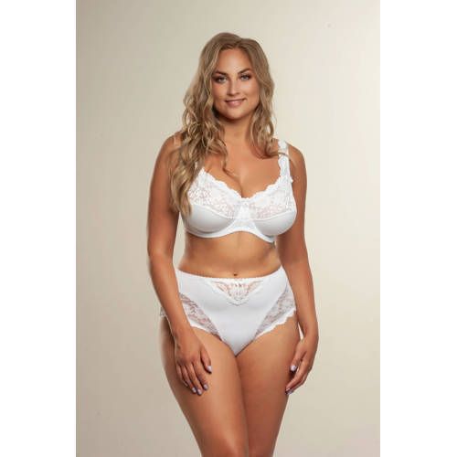 Plaisir +size Niet-voorgevormde beugel-bh Beate - Wit