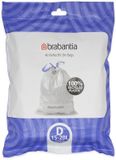 Brabantia PerfectFit Vuilniszakken - 15/20 l - Code D - 40 stuks - Wit