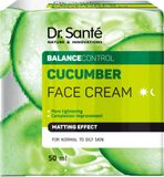 DR. SANTE Balance Control crème pour le visage pour peau normale et grasse, matifiante, au concombre, 50 ml