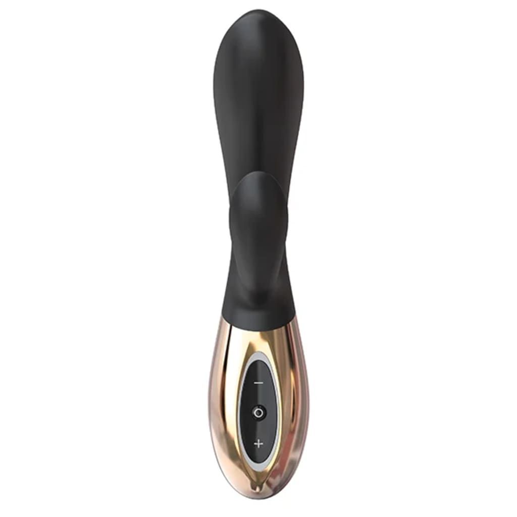 ZINI - Dew Rabbit Vibrator - Zwart & Goud