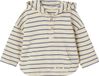 Vertbaudet Gestreept T-shirt met capuchon jongensbaby
