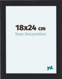 Your Decoration - Cadre photo 36x48 cm - Bois noir imitation - MDF