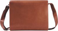 HAROLD'S Leren business tas schoudertas Campo Messengerbag Cognac Lichtbruin