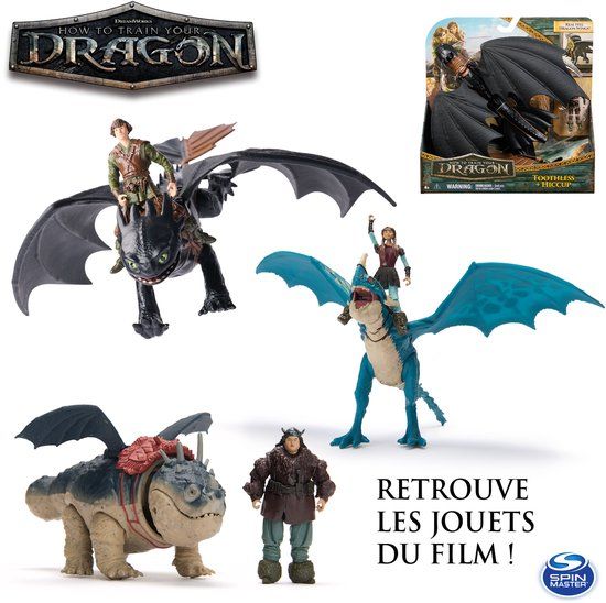 Dreamworks Dragons How to train your dragon - Akelige Adder en Astrid - Viking Duo Actiefiguren