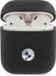 BMW Signature Leather AirPods Case - Black - for AirPods 1 & 2