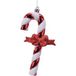Kaemingk Christbaumschmuck Kunststoff Zuckerstange mit Schleife 13cm rot / weiß