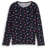 Tom Tailor - T-shirt à manches longues avec motif - Taille 128/134 - design papillon multicolore