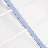 vidaXL Deurluifel - 152,5x90 cm - Polycarbonaat - Grijs en Transparant