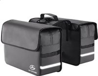 AG Dubbele Fietstas - 49 Liter - Zwart - Waterafstotend - 100% Polyester